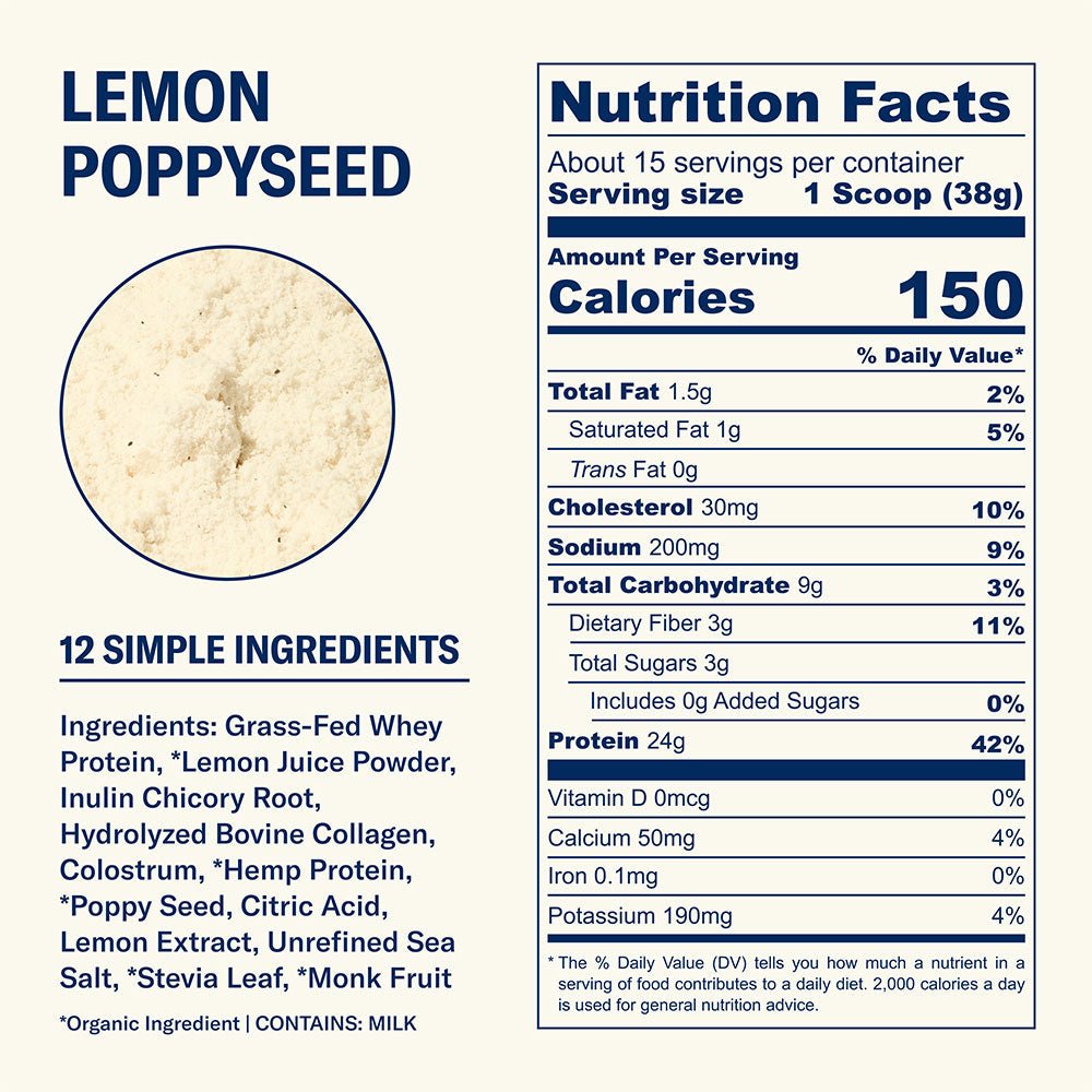 Lemon Poppyseed Farmer Protein